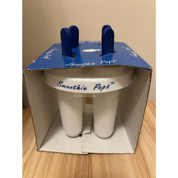 2002 Back To Basics Smoothie Pops Maker 4 stick mold - Model SMP-4 Vintage - NEW - Picture 2 of 6